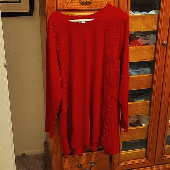 J. Jill Tops - J. Jill embroidered cotton blend Tunic